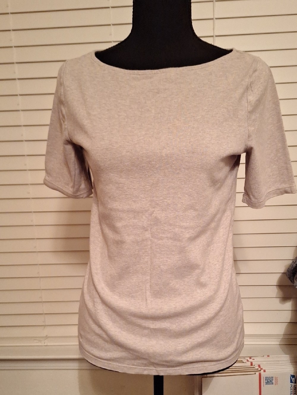 Ralph Lauren Light Gray Short-Sleeve Crewneck Tee